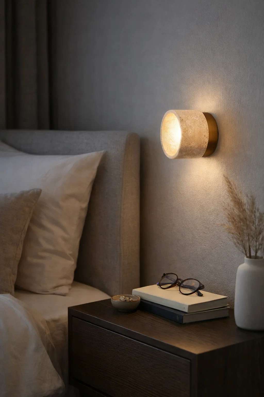 Wall lamp Colli Travertine E27 BRS