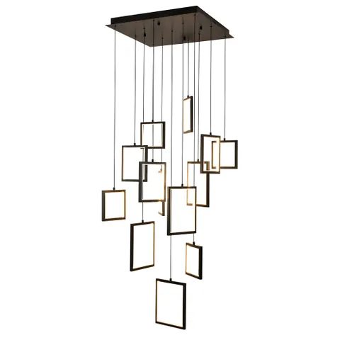 Pendant lamp Dahli 13 LED 160W 5K BLK