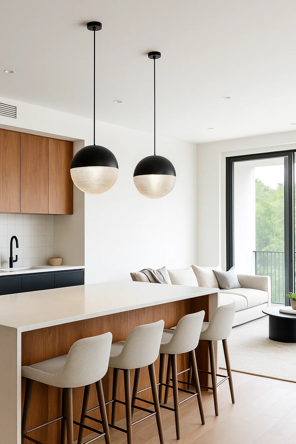 Pendant lamp Disco 30 BL