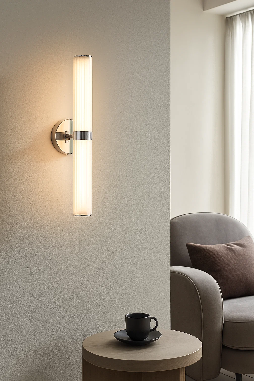 Wall light Sassy LED 8W 3CCT CHR