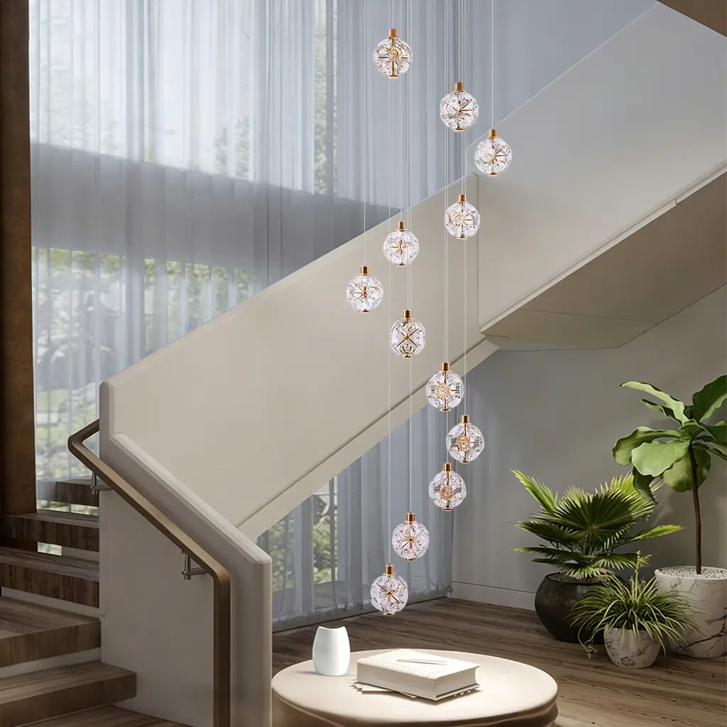 Pendant lamp ADRIANA 12 LED 80W GL Remote