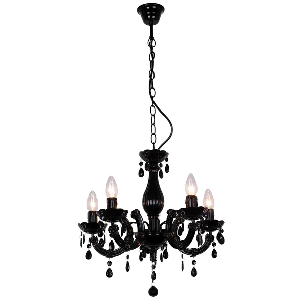 Chandelier Light La Spezia Acrylic Black