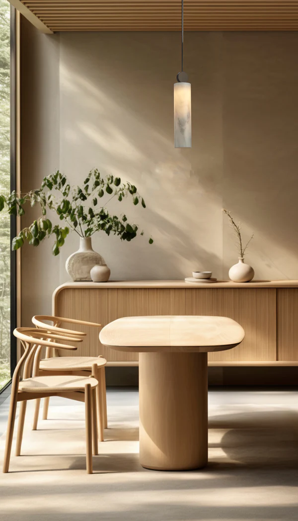 Pendant lamp Oria Marble H45 BRZ