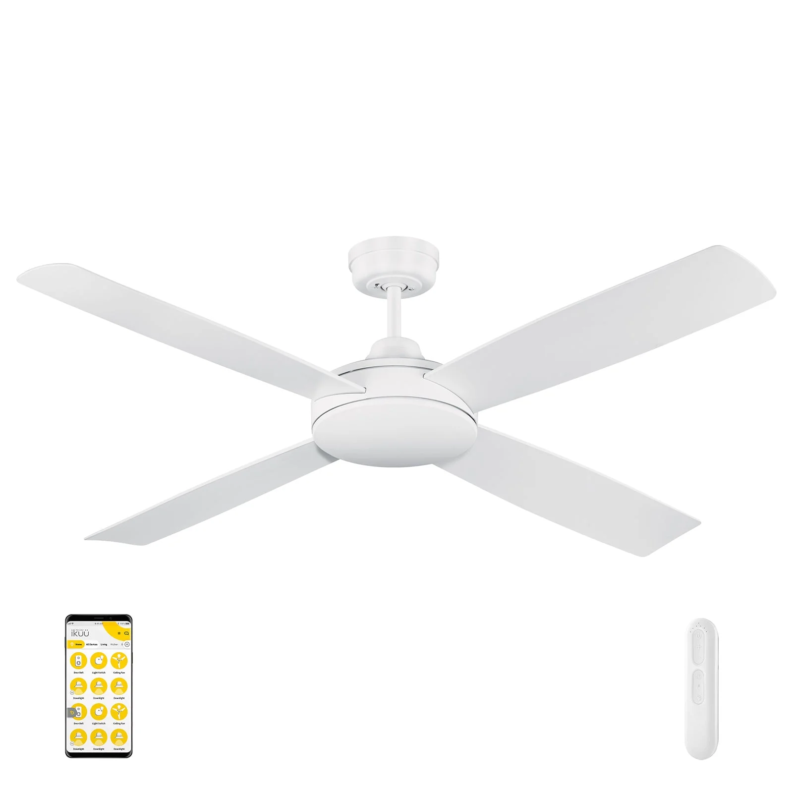 Ceiling fan Anova D52 DC Ikuu Smart Wi-Fi with Remote WH