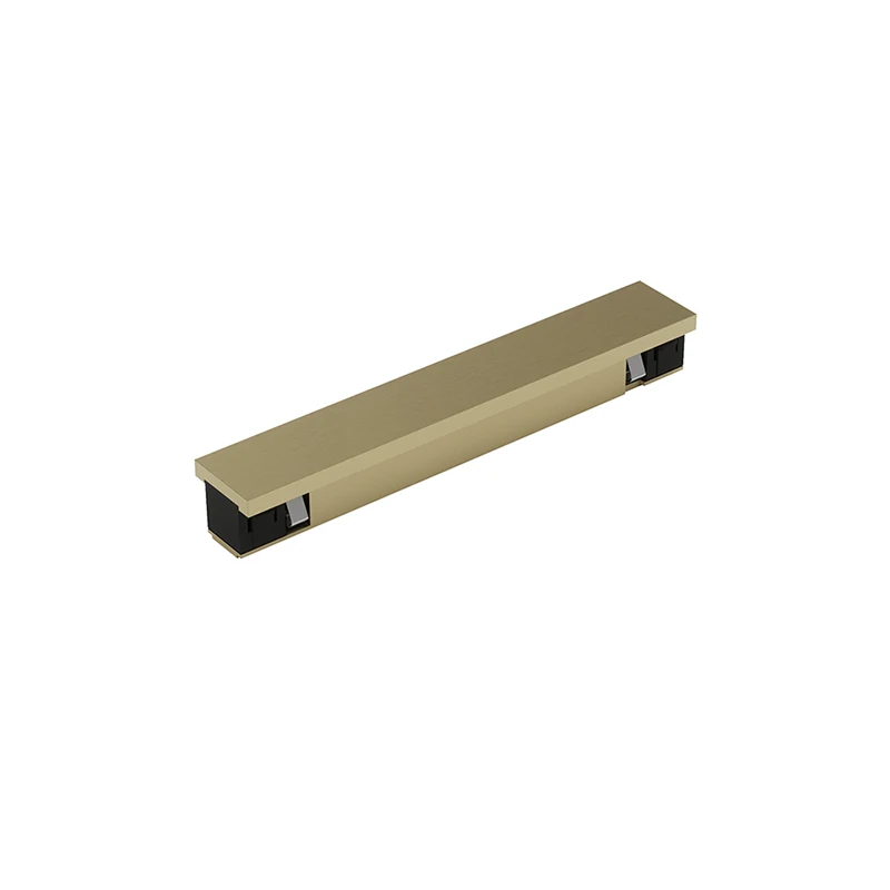 Surface track MUSE straight connector 48V Brass