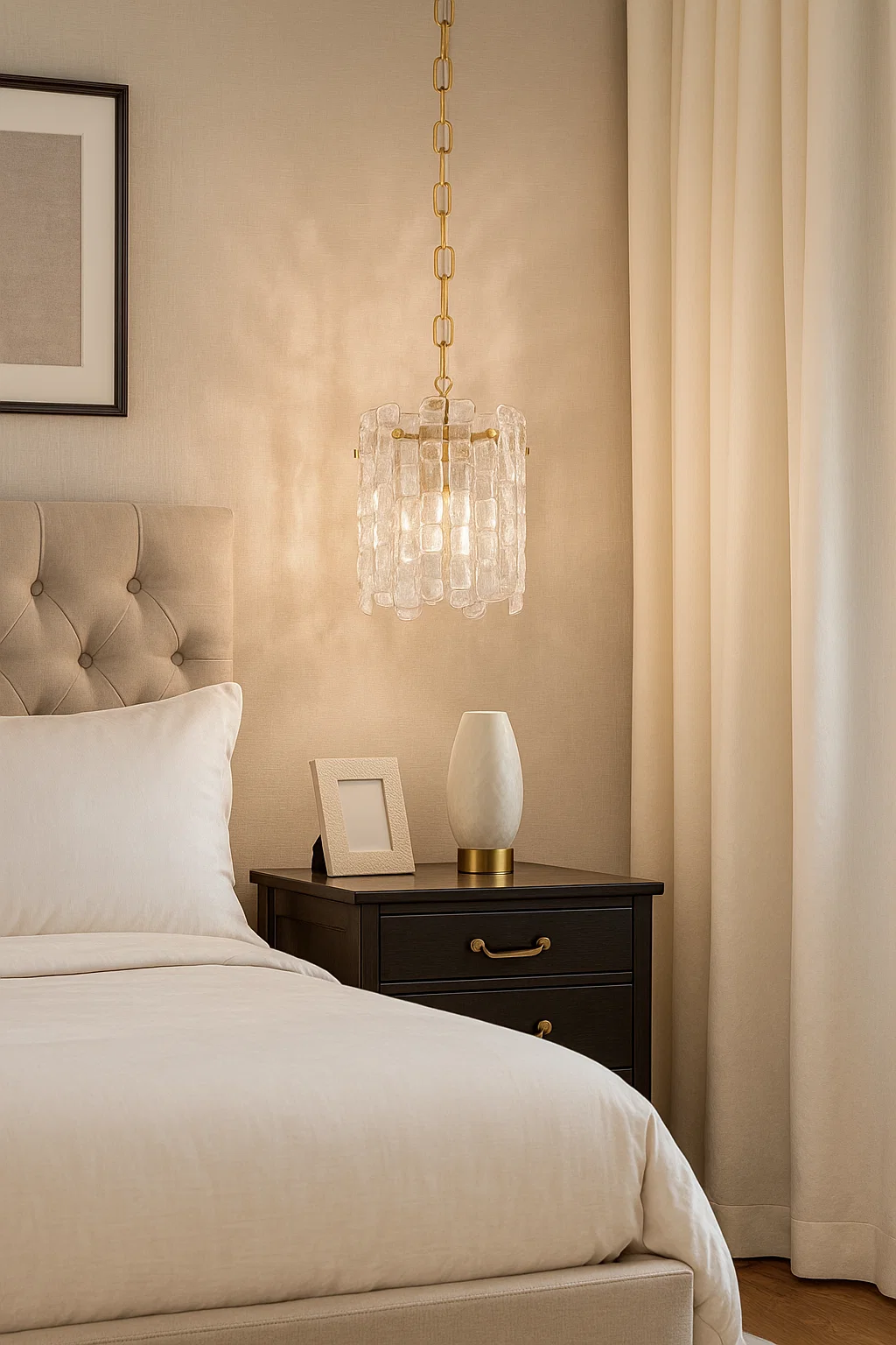 Pendant lamp Riviera 1lt E27 GLD