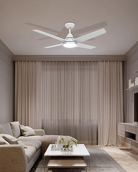 Ceiling fan Cardinia AC D48 with LED 18W WH
